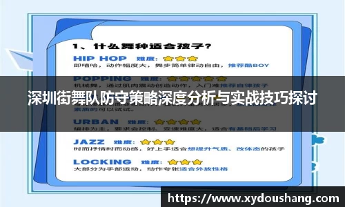 深圳街舞队防守策略深度分析与实战技巧探讨