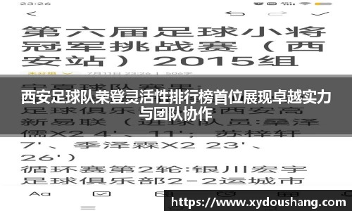 西安足球队荣登灵活性排行榜首位展现卓越实力与团队协作